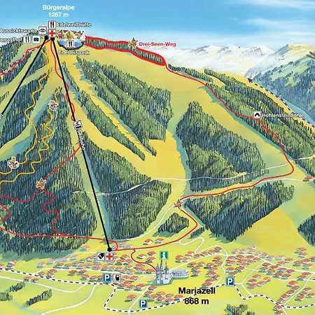 Апартаменты Buergeralpe Мариацелль